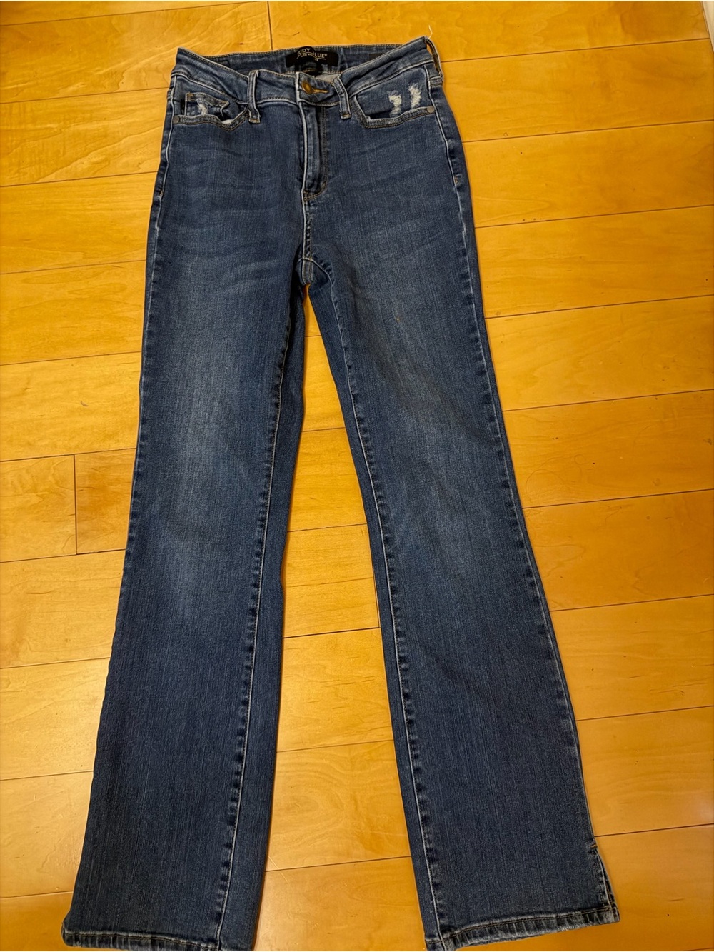 Judy Blue Dark Blue Wide Leg Jeans